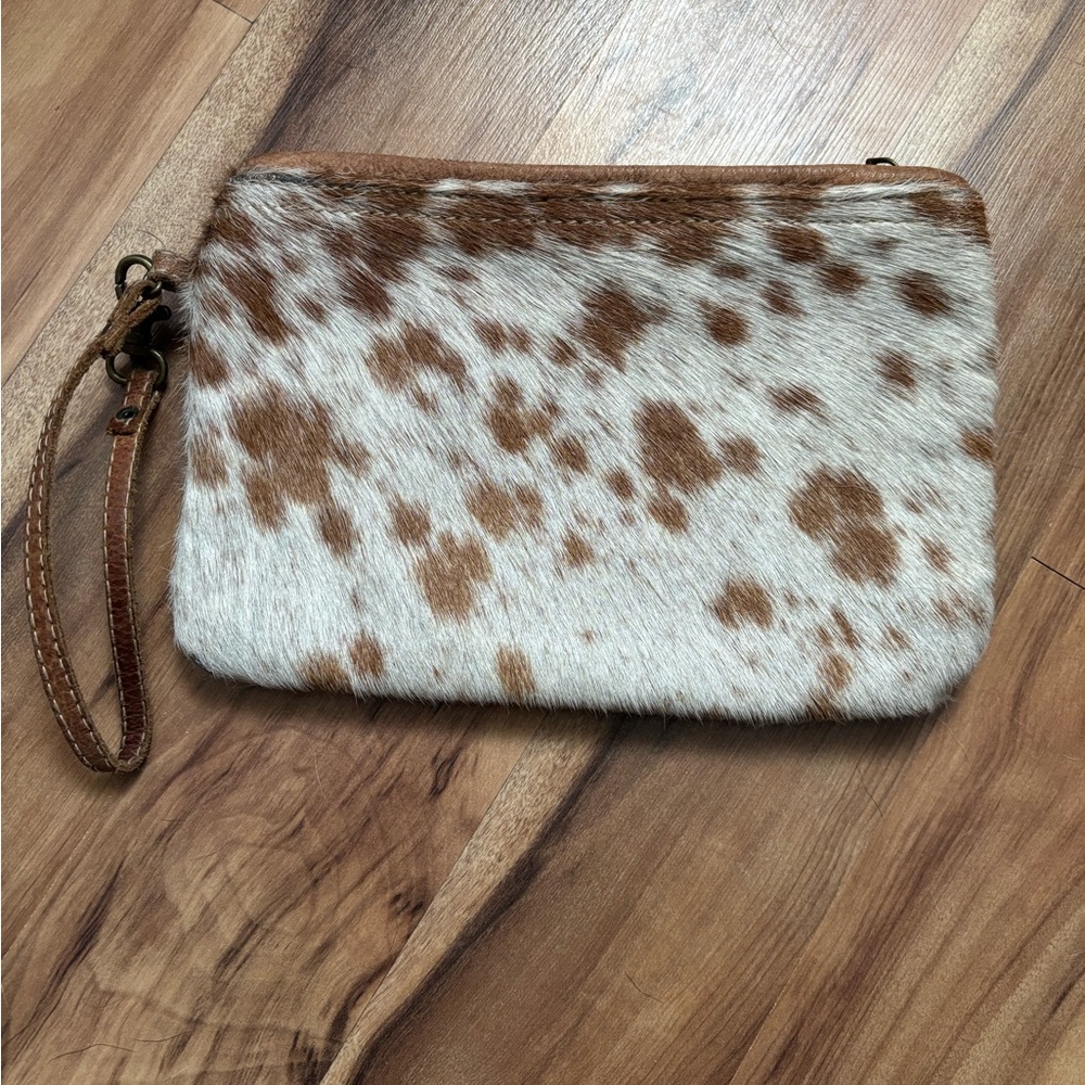 Myra Bag Cowhide Wristlet